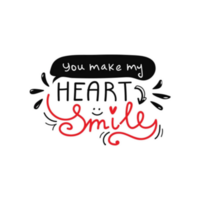 Happy valentine day sticker png