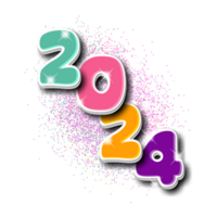 feliz año nuevo 2024 png