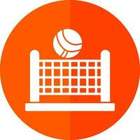 Beach volleyball Vector Icon Design