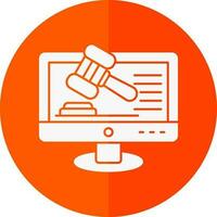 Online court Vector Icon Design