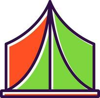 Tent Vector Icon Design