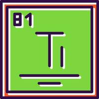 Thallium Vector Icon Design