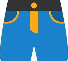 diseño de icono de vector de pantalones cortos