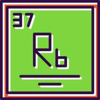 Rubidium Vector Icon Design