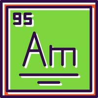 Americium Vector Icon Design