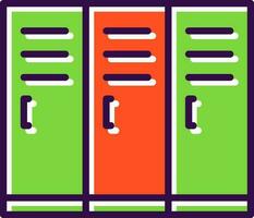 Locker Vector Icon Design