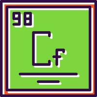 Californium Vector Icon Design