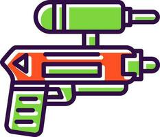 diseño de icono de vector de pistola de agua