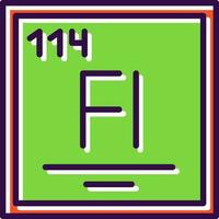 Flerovium Vector Icon Design