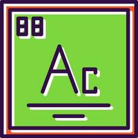 Actinium Vector Icon Design