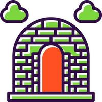 Igloo Vector Icon Design