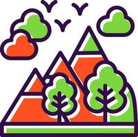 Alps Vector Icon Design