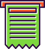 Receipt Vector Icon Design