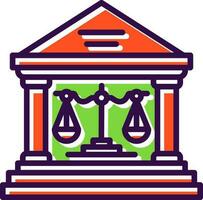 Supreme court Vector Icon Design