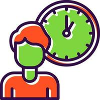 Working hours Vector Icon Design