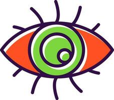 diseño de icono de vector de ojo