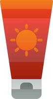 Sun cream Vector Icon Design