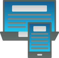 Responsive design Vector Icon Design