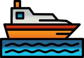 Boat Vector Icon Design