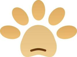 Paw Vector Icon Design