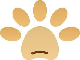 Paw Vector Icon Design