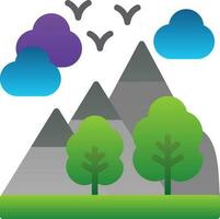 Alps Vector Icon Design