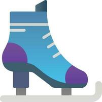 Ice skates Vector Icon Design