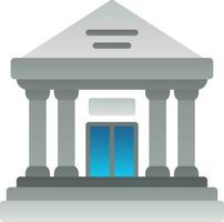 Courthouse Vector Icon Design