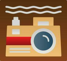 Underwater camera Vector Icon Design