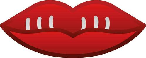 Lips Vector Icon Design