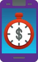 Time is money Vector Icon Design