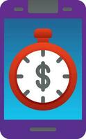 Time is money Vector Icon Design