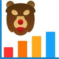 Bear market Vector Icon Design