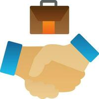 Business partnership Vector Icon Design