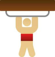 Hanging man Vector Icon Design