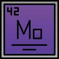 Molybdenum Vector Icon Design