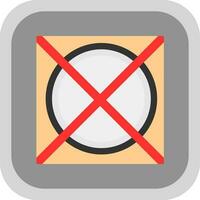 Do not tumble dry Vector Icon Design