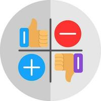 Swot analysis Vector Icon Design