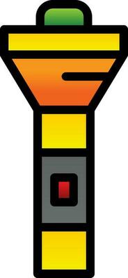 Flashlight Vector Icon Design