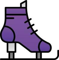 Ice skates Vector Icon Design