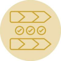 Value chain Vector Icon Design