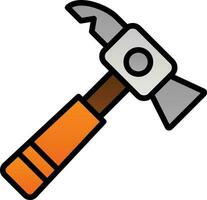 Inverse hammer Vector Icon Design