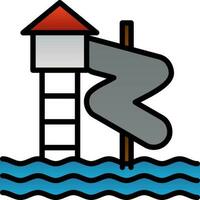 Water park Vector Icon Design