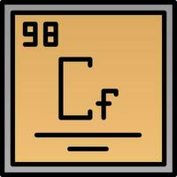 Californium Vector Icon Design