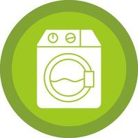 Washer machine Vector Icon Design