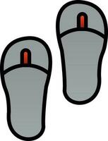 Flip flops Vector Icon Design