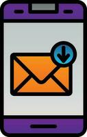 Inbox Vector Icon Design