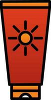 Sun cream Vector Icon Design
