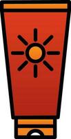 Sun cream Vector Icon Design