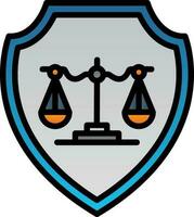 Law firm Vector Icon Design